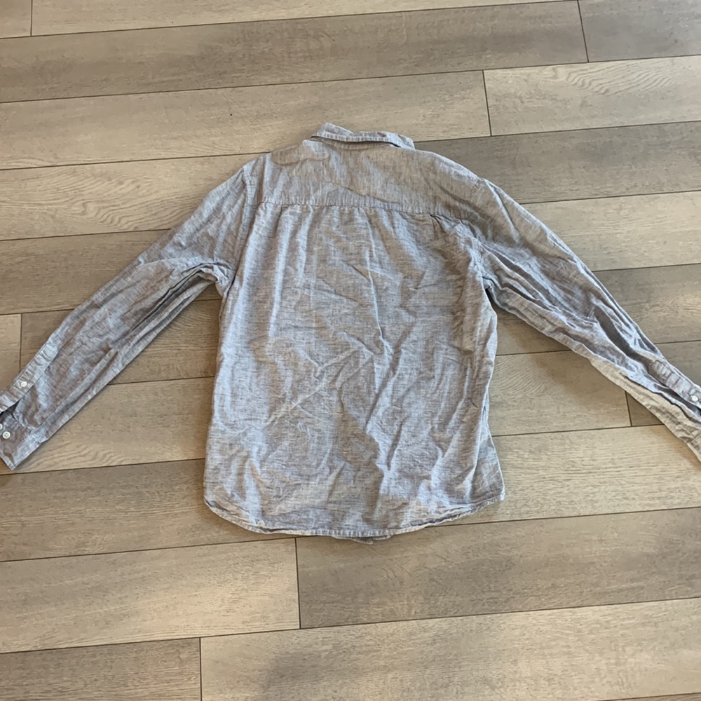 Gray button down - Picture 3 of 3